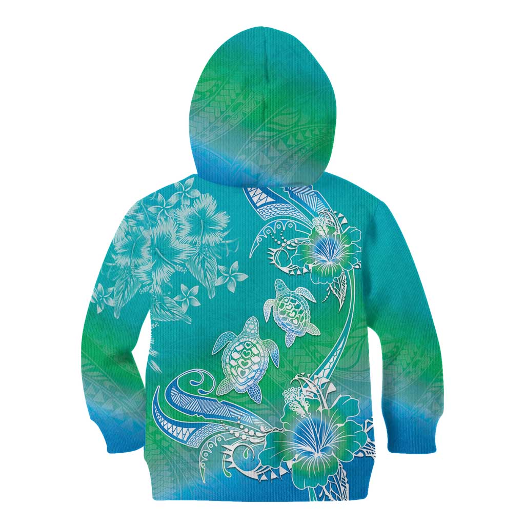 Polynesia Sea Turtle Couple Kid Hoodie I Am Turtley In Love With You