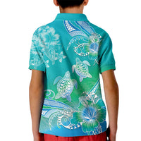Polynesia Sea Turtle Couple Kid Polo Shirt I Am Turtley In Love With You