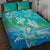 Polynesia Sea Turtle Couple Quilt Bed Set I Am Turtley In Love With You