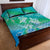 Polynesia Sea Turtle Couple Quilt Bed Set I Am Turtley In Love With You