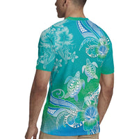 Polynesia Sea Turtle Couple Rugby Jersey I Am Turtley In Love With You