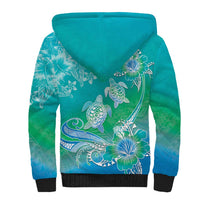 Polynesia Sea Turtle Couple Sherpa Hoodie I Am Turtley In Love With You