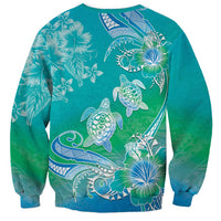 Polynesia Sea Turtle Couple Sweatshirt I Am Turtley In Love With You