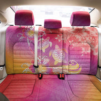 Polynesia Sea Turtle Couple Back Car Seat Cover One Soul One Love