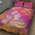 Polynesia Sea Turtle Couple Quilt Bed Set One Soul One Love