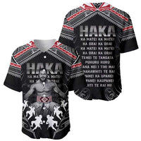 New Zealand Aotearoa Baseball Jersey Traditional Kapa Haka LT05 - Polynesian Pride