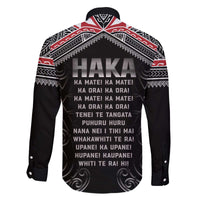 New Zealand Aotearoa Family Matching Off The Shoulder Long Sleeve Dress and Hawaiian Shirt Traditional Kapa Haka