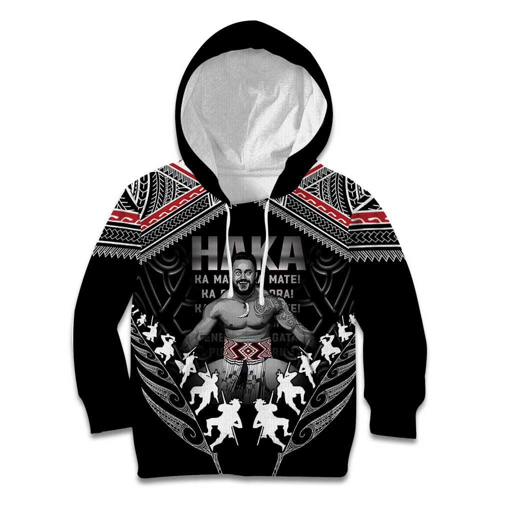 New Zealand Aotearoa Kid Hoodie Traditional Kapa Haka