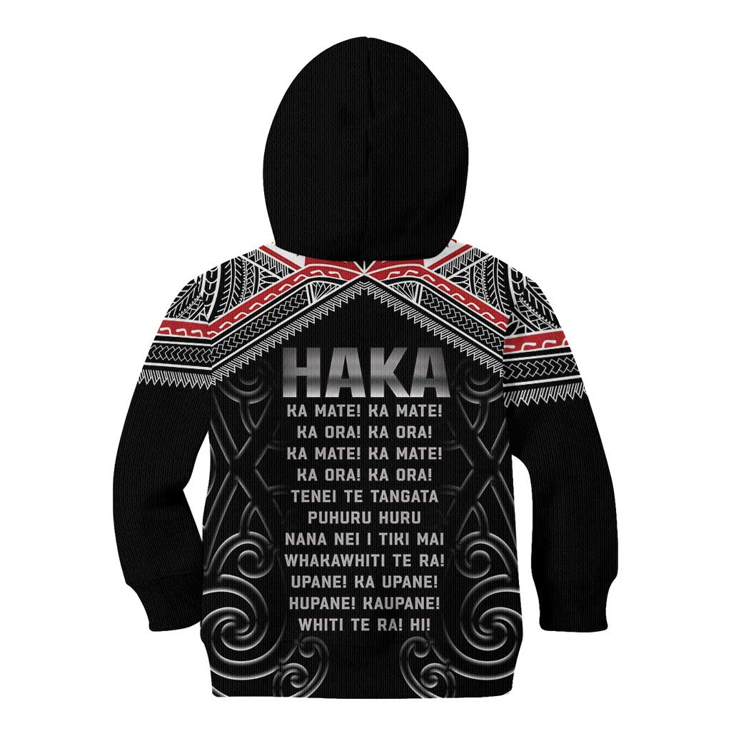 New Zealand Aotearoa Kid Hoodie Traditional Kapa Haka