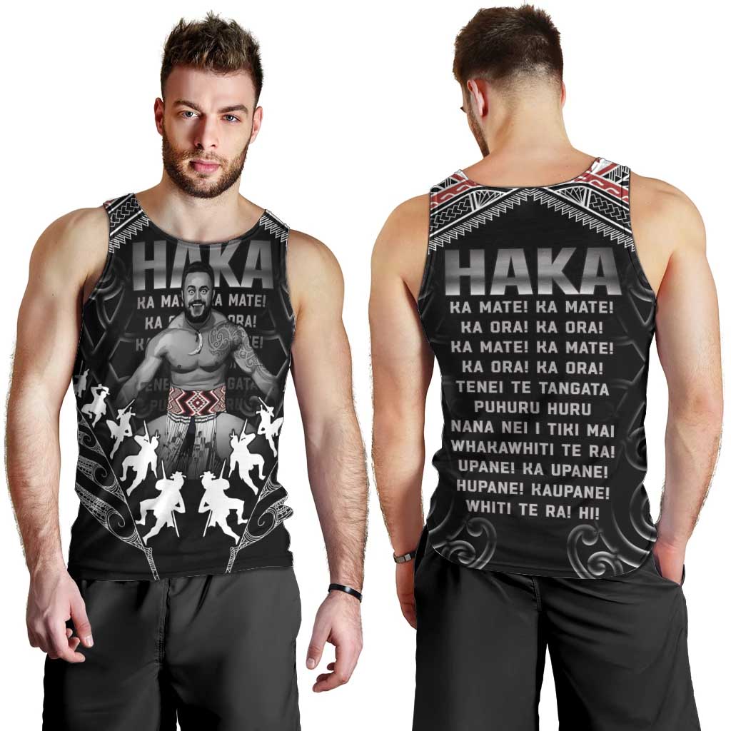 New Zealand Aotearoa Men Tank Top Traditional Kapa Haka