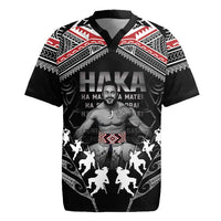 New Zealand Aotearoa Rugby Jersey Traditional Kapa Haka