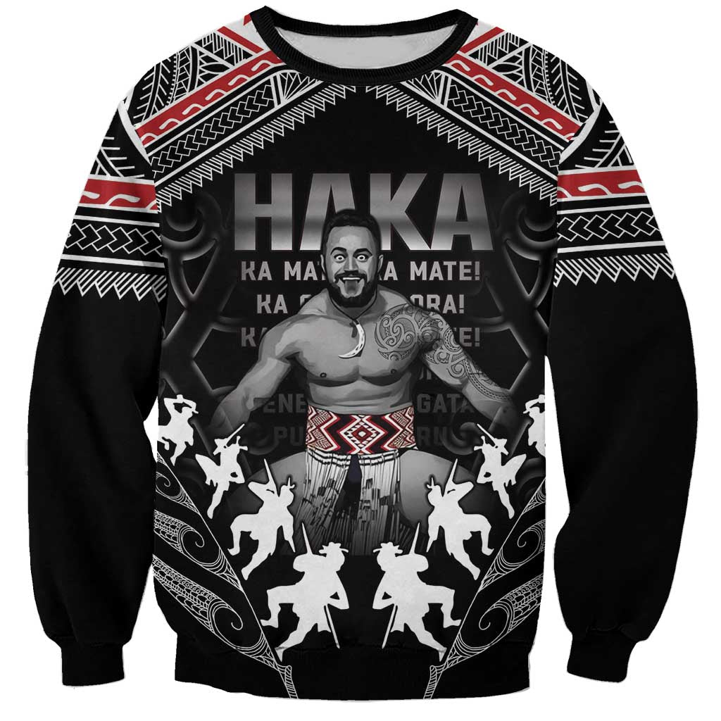 New Zealand Aotearoa Sweatshirt Traditional Kapa Haka