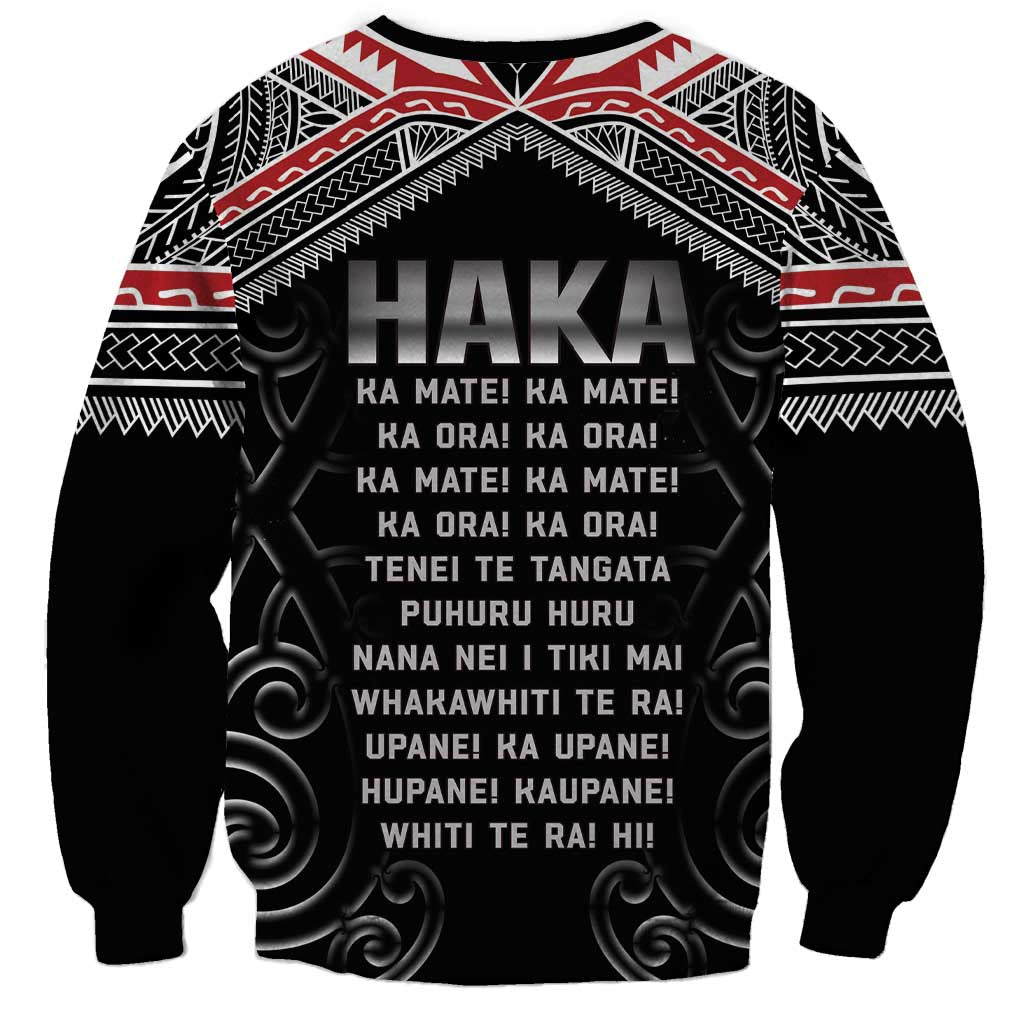 New Zealand Aotearoa Sweatshirt Traditional Kapa Haka LT05 - Polynesian Pride
