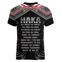 New Zealand Aotearoa Women V-Neck T-Shirt Traditional Kapa Haka