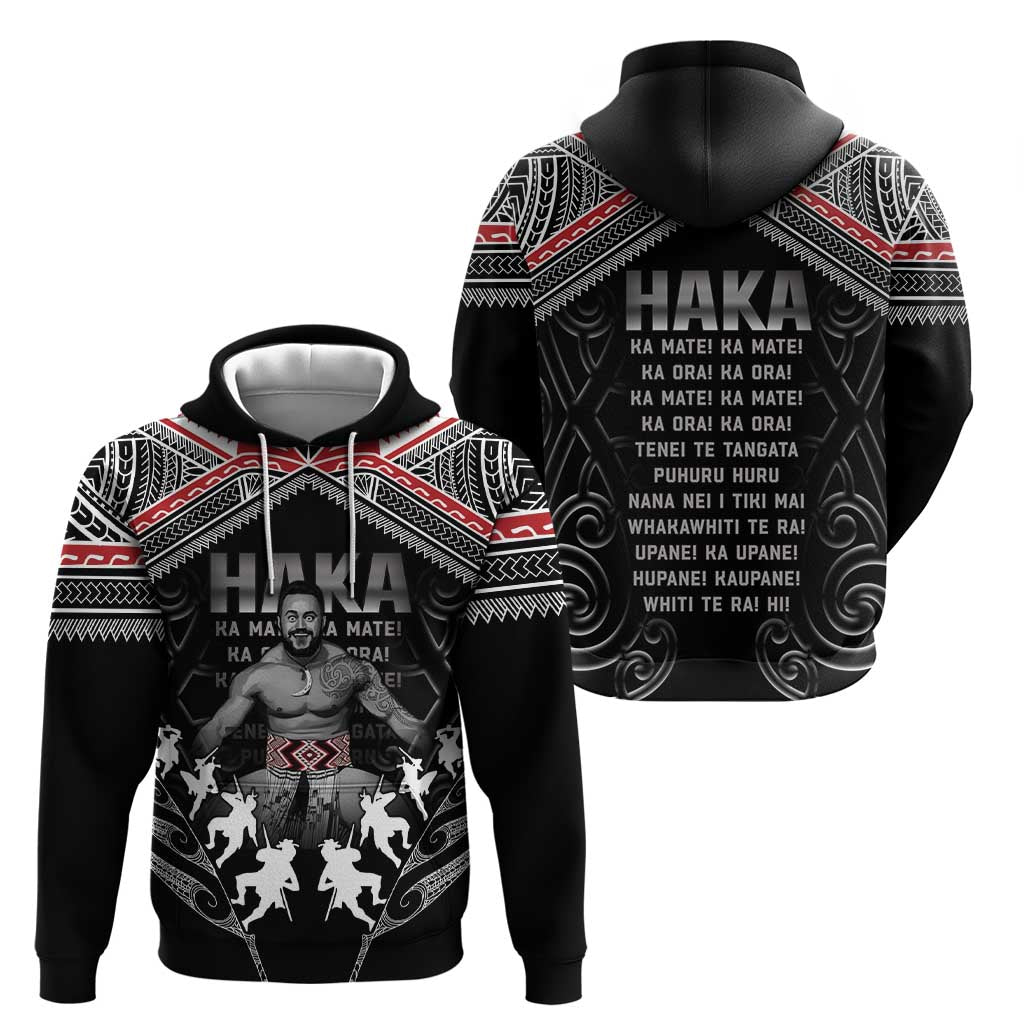 New Zealand Aotearoa Zip Hoodie Traditional Kapa Haka