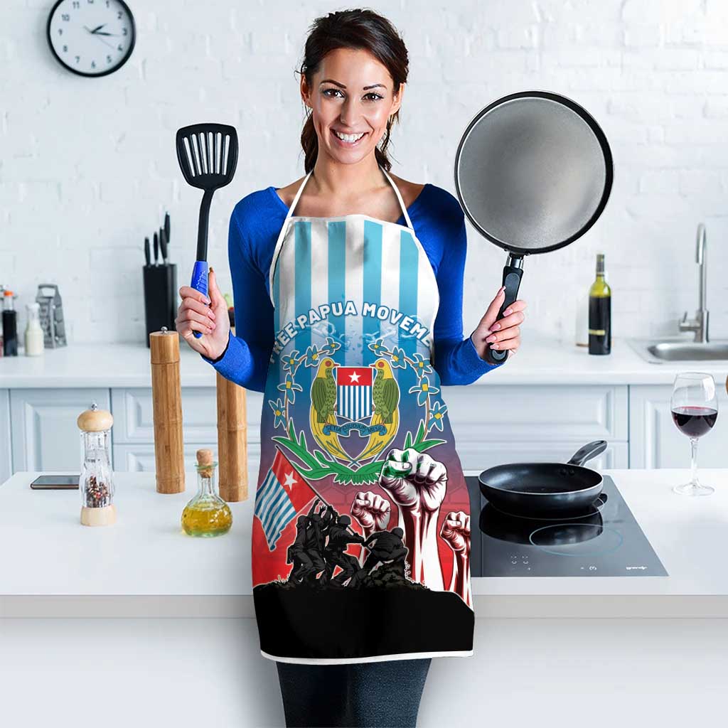 Free West Papua Apron One People One Soul Unique Style - Polynesian Pride
