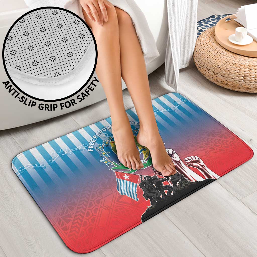 Free West Papua Bathroom Set One People One Soul Unique Style - Polynesian Pride