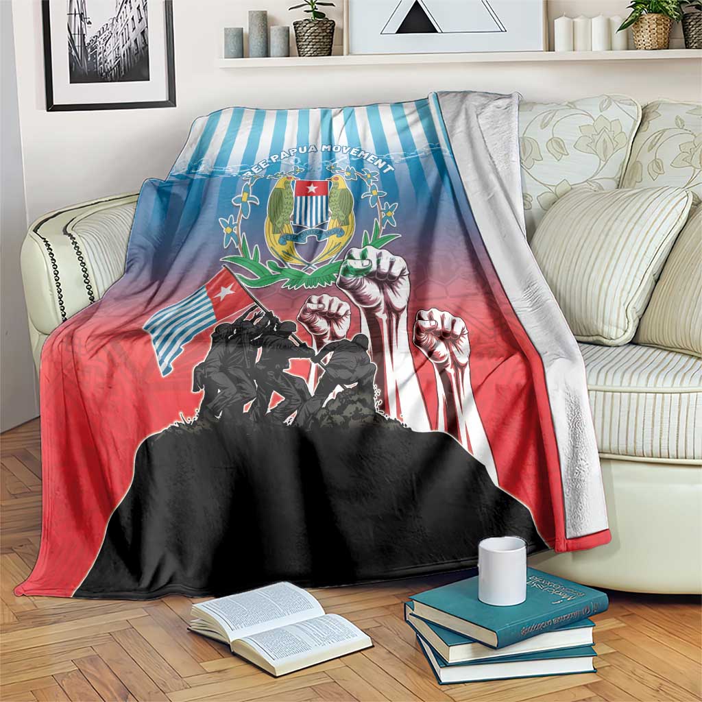 Free West Papua Blanket One People One Soul Unique Style - Polynesian Pride