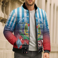 Personalised Free West Papua Bomber Puffer Jacket One People One Soul Unique Style LT05 - Polynesian Pride