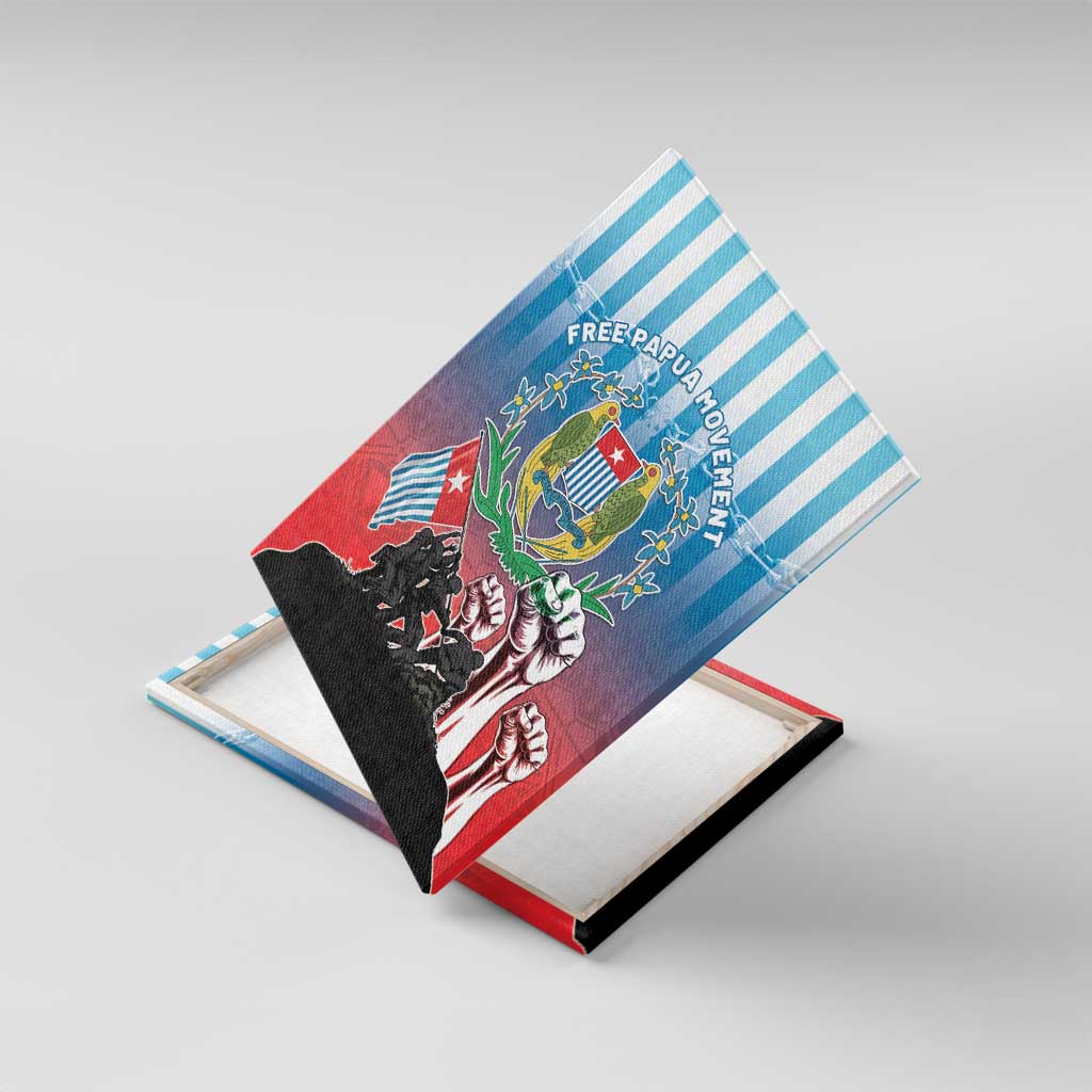 Free West Papua Canvas Wall Art One People One Soul Unique Style - Polynesian Pride