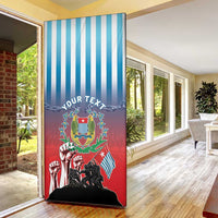 Personalised Free West Papua Door Cover One People One Soul Unique Style - Polynesian Pride