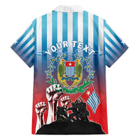 Personalised Free West Papua Family Matching Off The Shoulder Long Sleeve Dress and Hawaiian Shirt One People One Soul Unique Style LT05 - Polynesian Pride