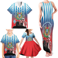 Personalised Free West Papua Family Matching Tank Maxi Dress and Hawaiian Shirt One People One Soul Unique Style - Polynesian Pride