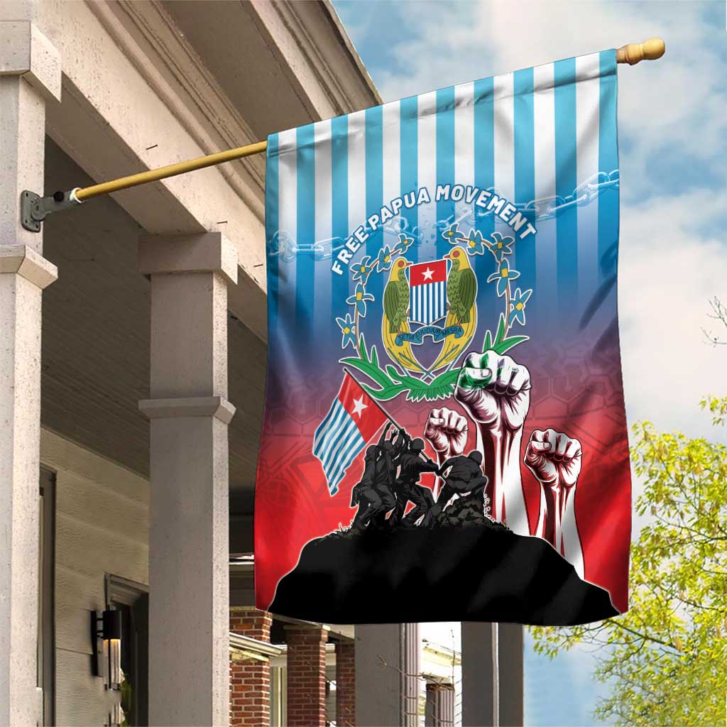 Free West Papua Garden Flag One People One Soul Unique Style LT05 House Flag Blue - Polynesian Pride