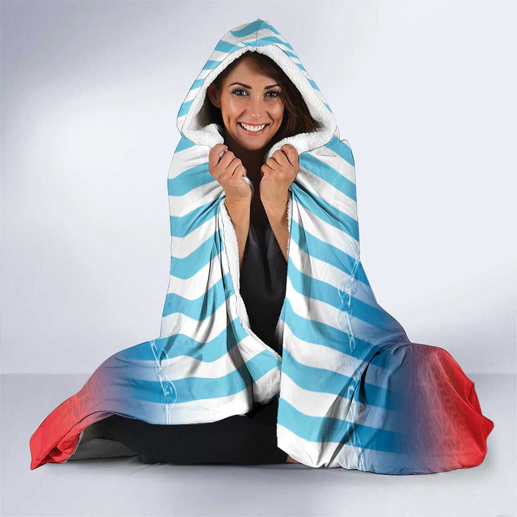 Free West Papua Hooded Blanket One People One Soul Unique Style - Polynesian Pride