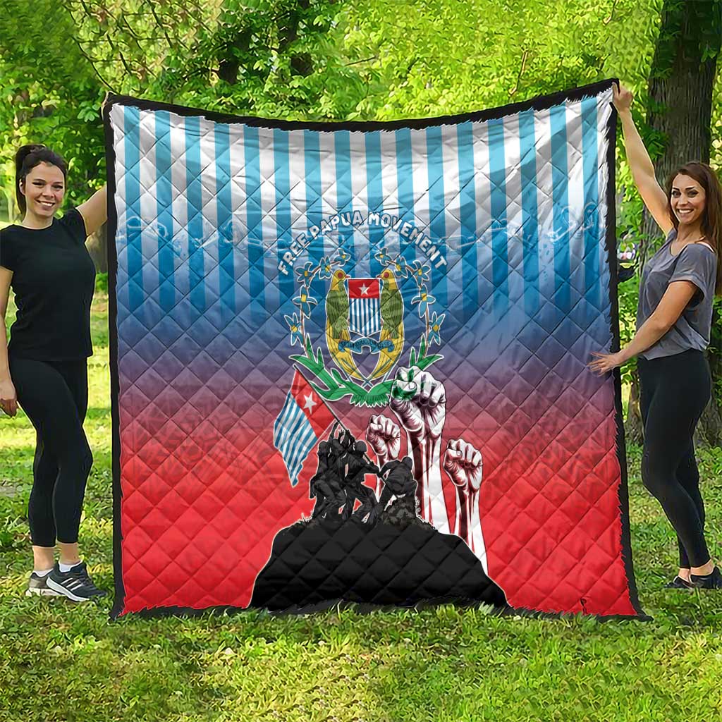 Free West Papua Quilt One People One Soul Unique Style - Polynesian Pride