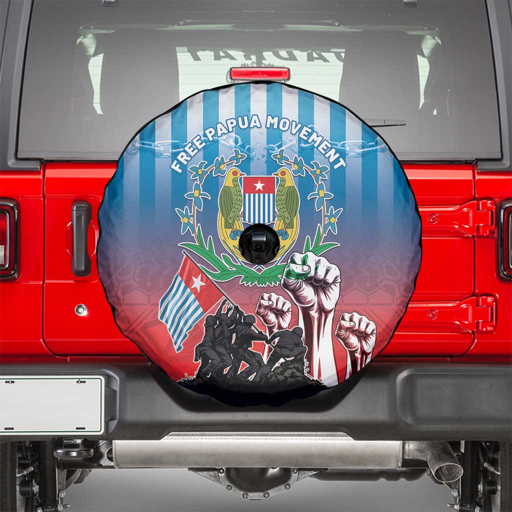 Free West Papua Spare Tire Cover One People One Soul Unique Style - Polynesian Pride
