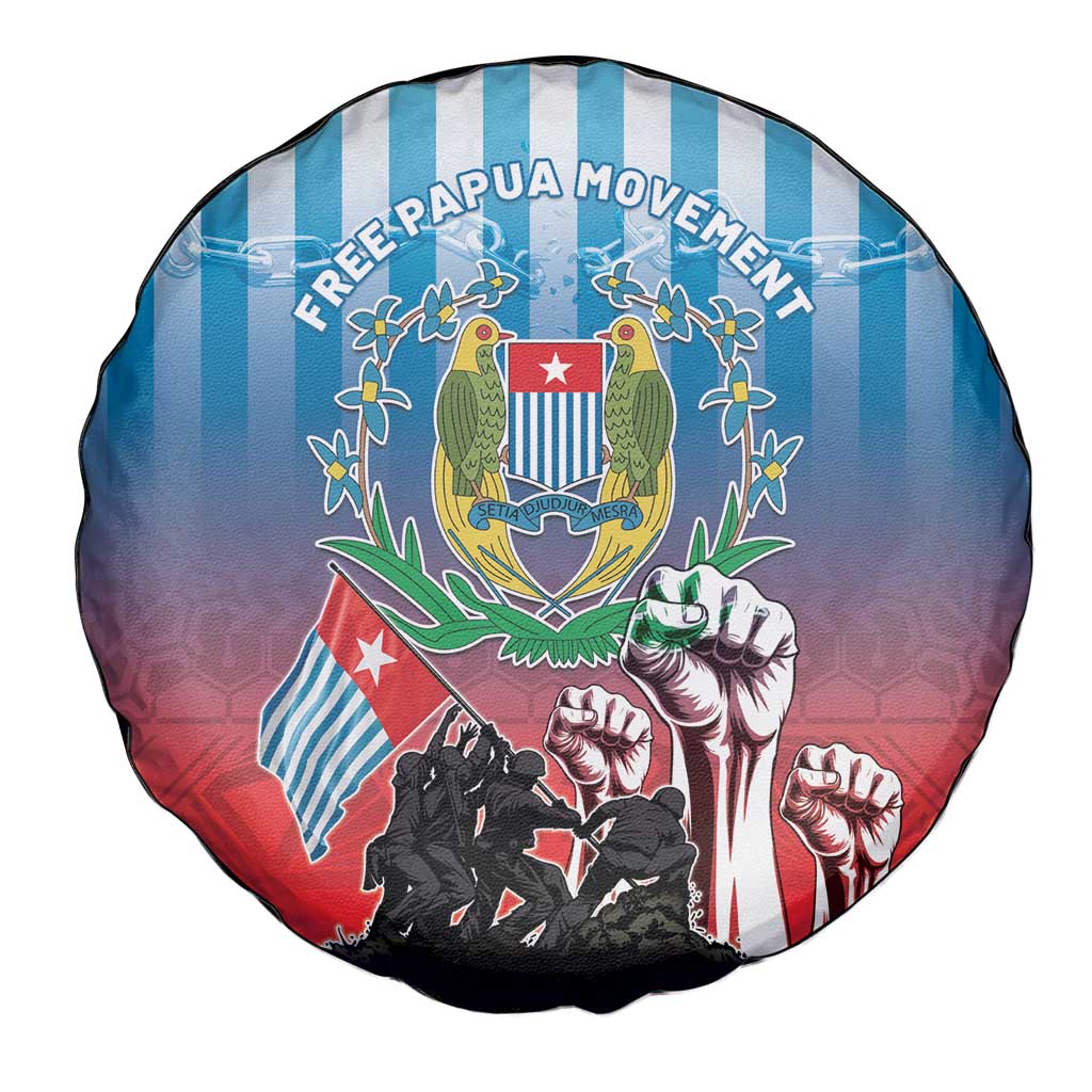 Free West Papua Spare Tire Cover One People One Soul Unique Style - Polynesian Pride