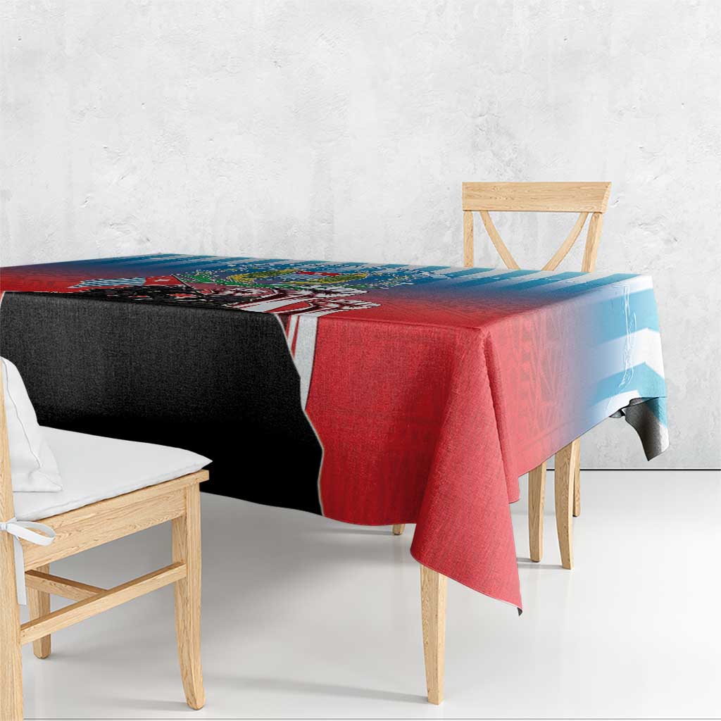 Free West Papua Tablecloth One People One Soul Unique Style - Polynesian Pride