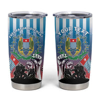 Personalised Free West Papua Tumbler Cup One People One Soul Unique Style - Polynesian Pride