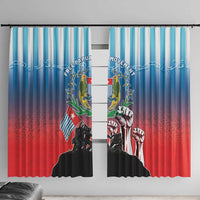 Free West Papua Window Curtain One People One Soul Unique Style - Polynesian Pride