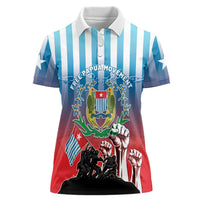 Personalised Free West Papua Women Polo Shirt One People One Soul Unique Style - Polynesian Pride