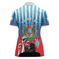 Personalised Free West Papua Women Polo Shirt One People One Soul Unique Style - Polynesian Pride