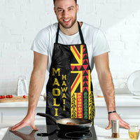 Hawaii Maoli Spirit Apron Kakau Pattern With Flower Lei - Polynesian Pride