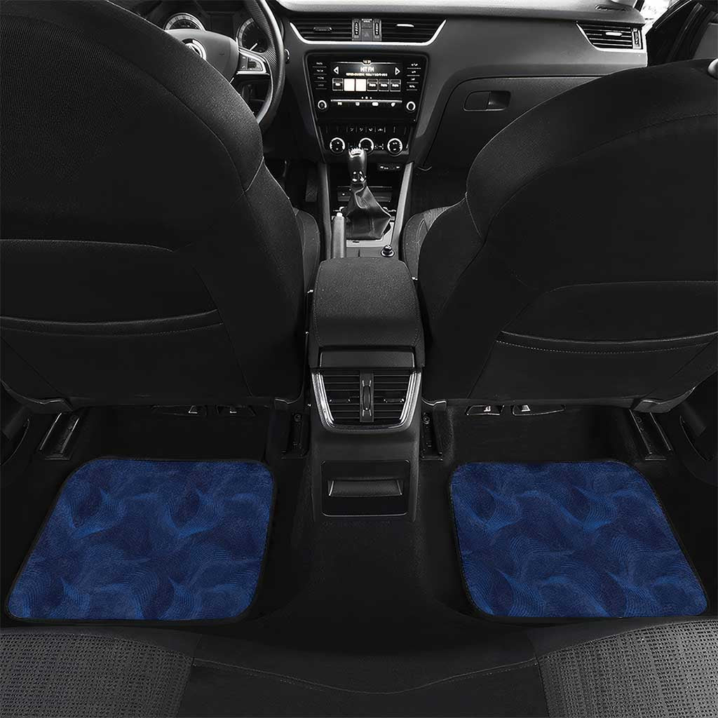 France And New Zealand Rugby Custom Car Mats Les Bleus Rooster With Maori Tiki - Polynesian Pride