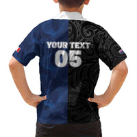 France And New Zealand Rugby Custom Family Matching Puletasi and Hawaiian Shirt Les Bleus Rooster With Maori Tiki - Polynesian Pride