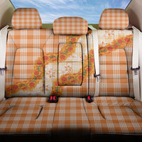 Orange Hawaii Palaka Back Car Seat Cover Hawaiian Ilima Lei