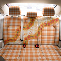 Orange Hawaii Palaka Back Car Seat Cover Hawaiian Ilima Lei
