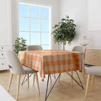 Orange Hawaii Palaka Tablecloth Hawaiian Ilima Lei