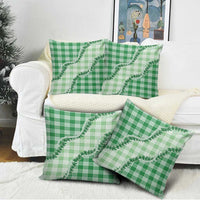 Green Hawaii Palaka Pillow Cover Hawaiian Pikake Lei LT05 - Polynesian Pride