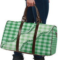 Green Hawaii Palaka Travel Bag Hawaiian Pikake Lei LT05 - Polynesian Pride