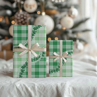 Green Hawaii Palaka Wrapping Paper Hawaiian Pikake Lei LT05 - Polynesian Pride