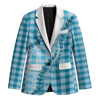 Blue Hawaii Palaka Blazer Hawaiian Pikake Lei