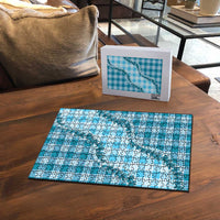 Blue Hawaii Palaka Puzzle Hawaiian Pikake Lei