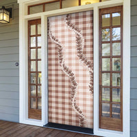 Beige Hawaii Palaka Door Cover Hawaiian Pikake Lei LT05 - Polynesian Pride