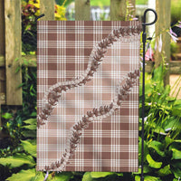 Beige Hawaii Palaka Garden Flag Hawaiian Pikake Lei